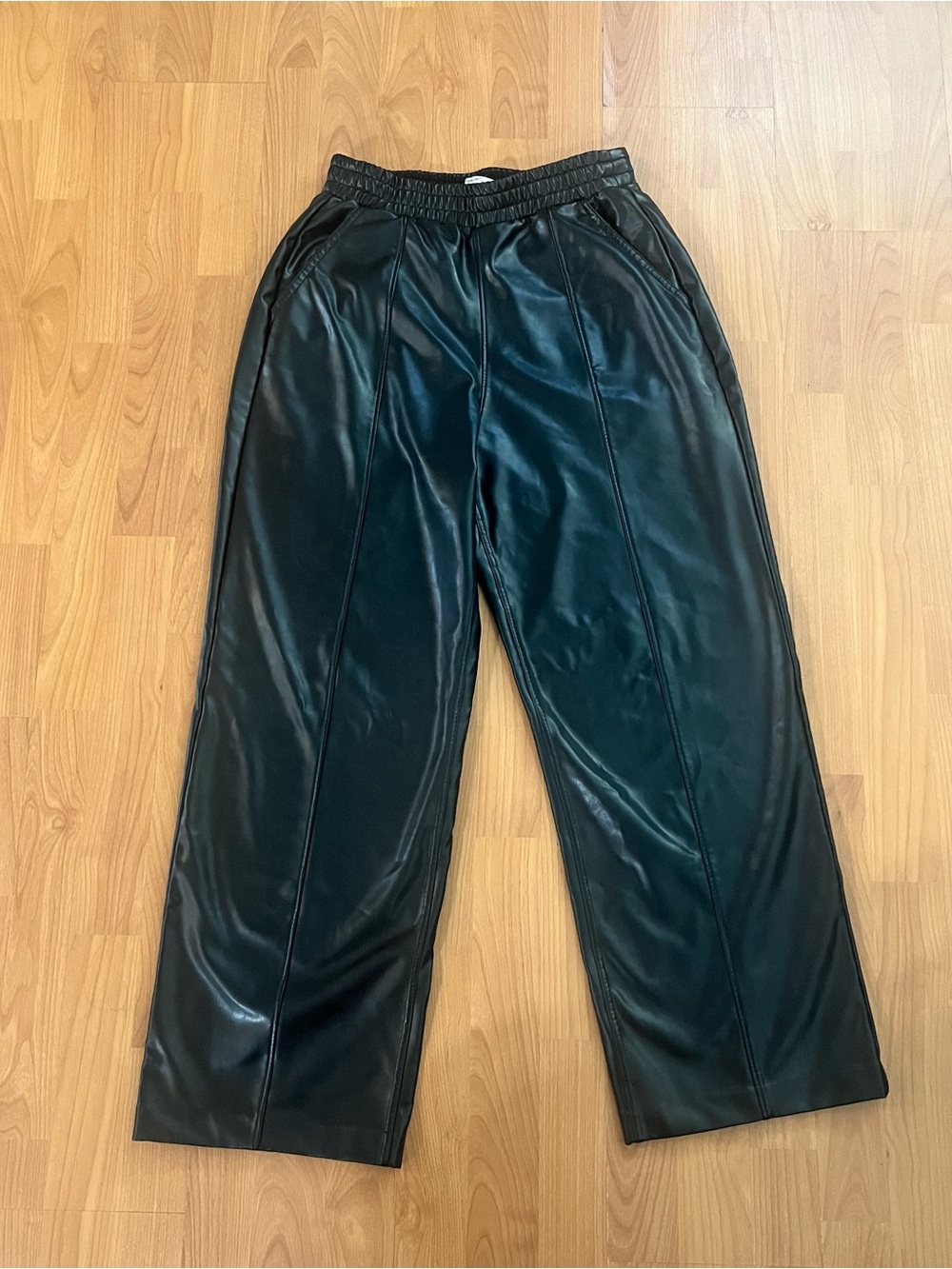 Vegan leather pants